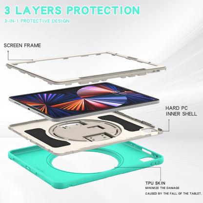 360 Degree Rotation PC + TPU Protective Case with Holder & Hand-strap