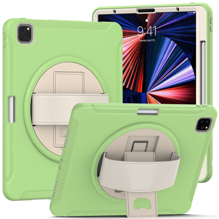 360 Degree Rotation PC + TPU Protective Case with Holder & Hand-strap