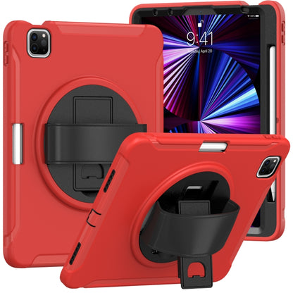 360 Degree Rotation PC + TPU Protective Case with Holder & Hand-strap