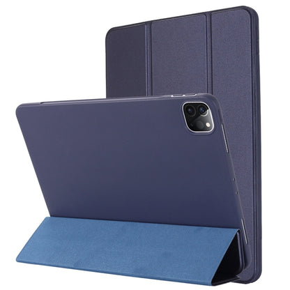 TPU Horizontal Flip Leather Case with Three-folding Holder