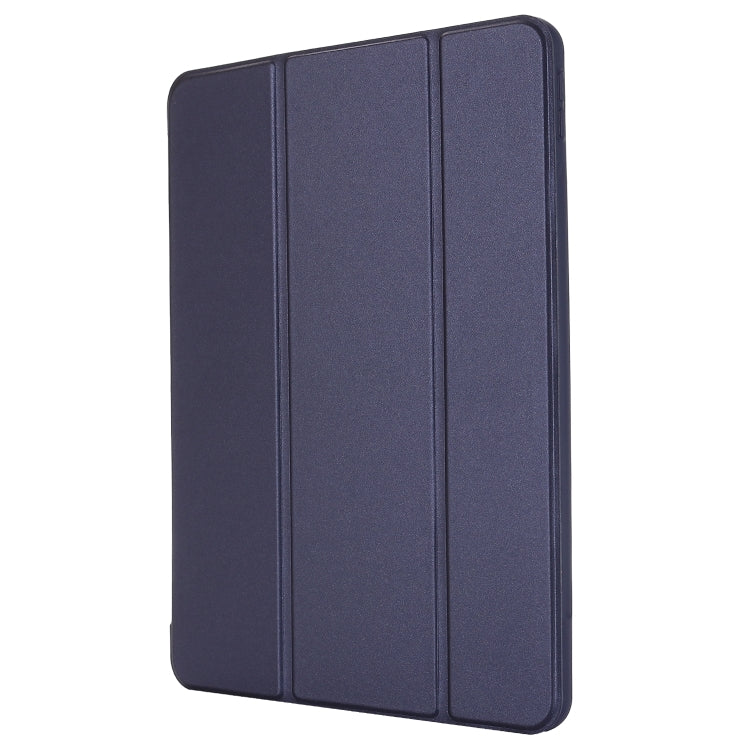 TPU Horizontal Flip Leather Case with Three-folding Holder