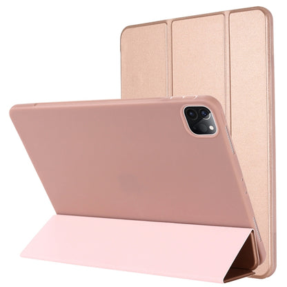 TPU Horizontal Flip Leather Case with Three-folding Holder