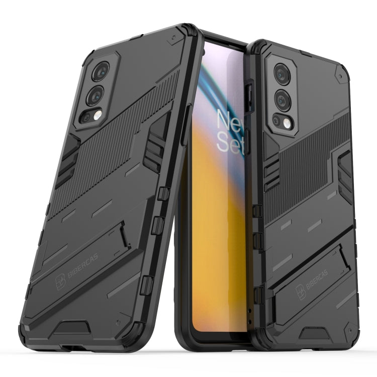 Punk Armor 2 in 1 PC + TPU Shockproof Case with Invisible Holder