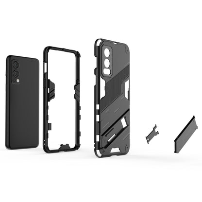 Punk Armor 2 in 1 PC + TPU Shockproof Case with Invisible Holder