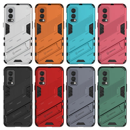 Punk Armor 2 in 1 PC + TPU Shockproof Case with Invisible Holder