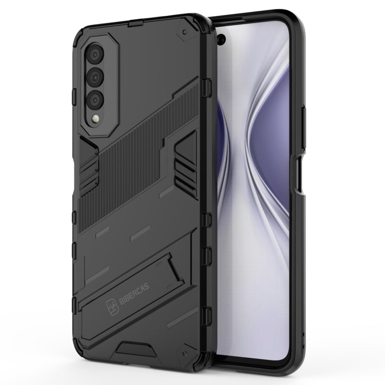 Punk Armor 2 in 1 PC + TPU Shockproof Case with Invisible Holder