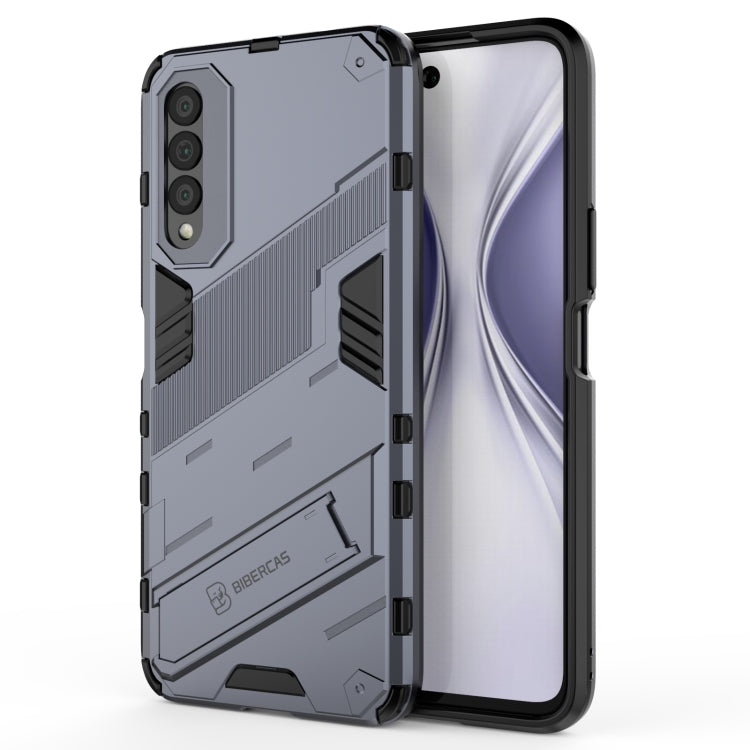 Punk Armor 2 in 1 PC + TPU Shockproof Case with Invisible Holder