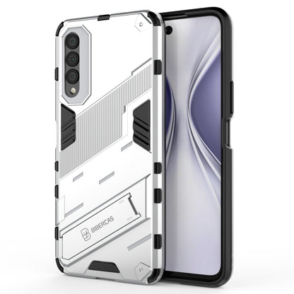 Punk Armor 2 in 1 PC + TPU Shockproof Case with Invisible Holder