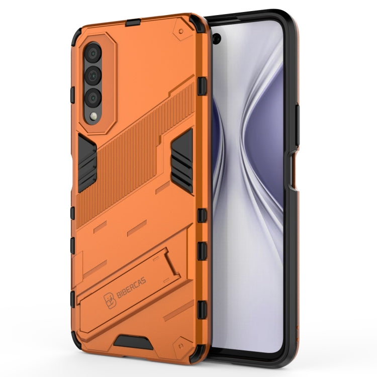 Punk Armor 2 in 1 PC + TPU Shockproof Case with Invisible Holder