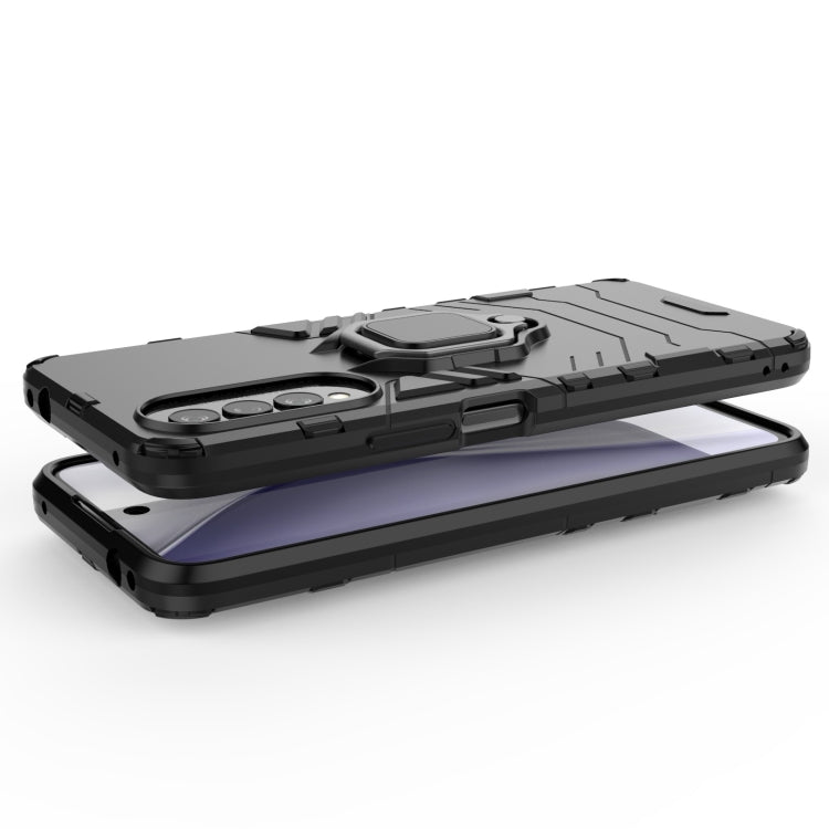 PC + TPU Shockproof Protective Case with Magnetic Ring Holder, For Honor X20 SE, For OnePlus Nord 2 5G