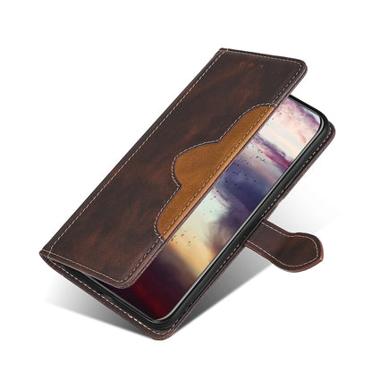 Stitching Skin Feel Magnetic Buckle Horizontal Flip PU Leather Case with Holder & Card Slots & Wallet