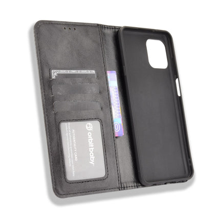 Magnetic Buckle Retro Crazy Horse Texture Horizontal Flip Leather Case with Holder & Card Slots & Photo Frame, Series 4