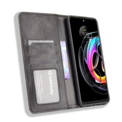 Magnetic Buckle Retro Crazy Horse Texture Horizontal Flip Leather Case with Holder & Card Slots & Photo Frame, Series 4