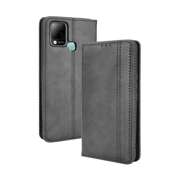 Magnetic Buckle Retro Crazy Horse Texture Horizontal Flip Leather Case with Holder & Card Slots & Photo Frame, For ZTE Blade A51, For ZTE Blade A71, For T-Mobile REVVL V+ 5G, For Infinix Hot 10s / 10s NFC / 10T, For Infinix Note 10 Pro / 10 Pro NFC    ...
