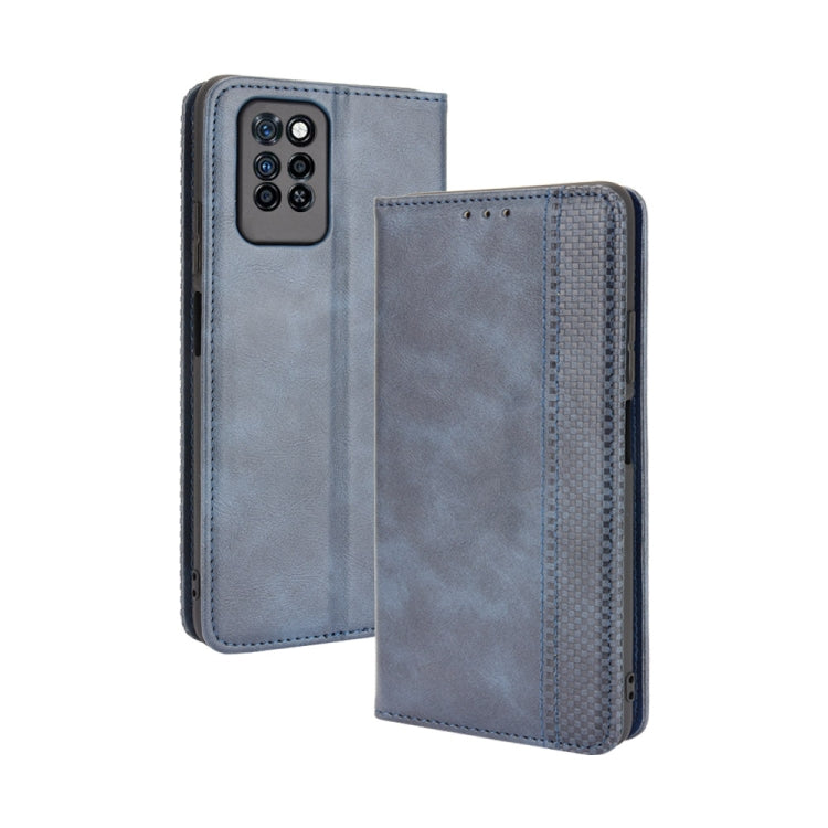 Magnetic Buckle Retro Crazy Horse Texture Horizontal Flip Leather Case with Holder & Card Slots & Photo Frame, For ZTE Blade A51, For ZTE Blade A71, For T-Mobile REVVL V+ 5G, For Infinix Hot 10s / 10s NFC / 10T, For Infinix Note 10 Pro / 10 Pro NFC    ...