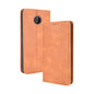 Magnetic Buckle Retro Crazy Horse Texture Horizontal Flip Leather Case with Holder & Card Slots & Photo Frame, Series 3