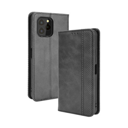 Magnetic Buckle Retro Crazy Horse Texture Horizontal Flip Leather Case with Holder & Card Slots & Photo Frame, For Blackview A100, For Oukitel C21 Pro, For Oukitel C21, For Umidigi Power 5
