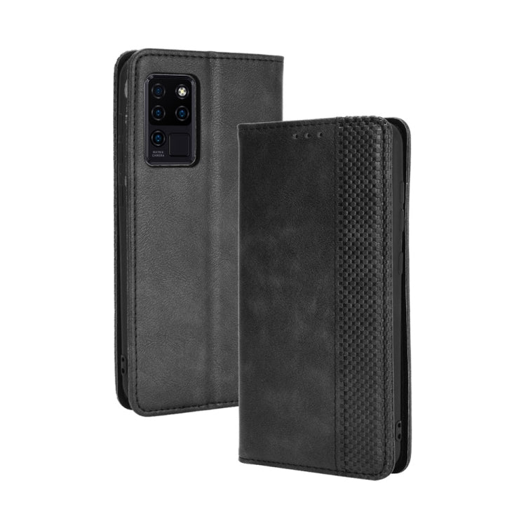 Magnetic Buckle Retro Crazy Horse Texture Horizontal Flip Leather Case with Holder & Card Slots & Photo Frame, For Blackview A100, For Oukitel C21 Pro, For Oukitel C21, For Umidigi Power 5