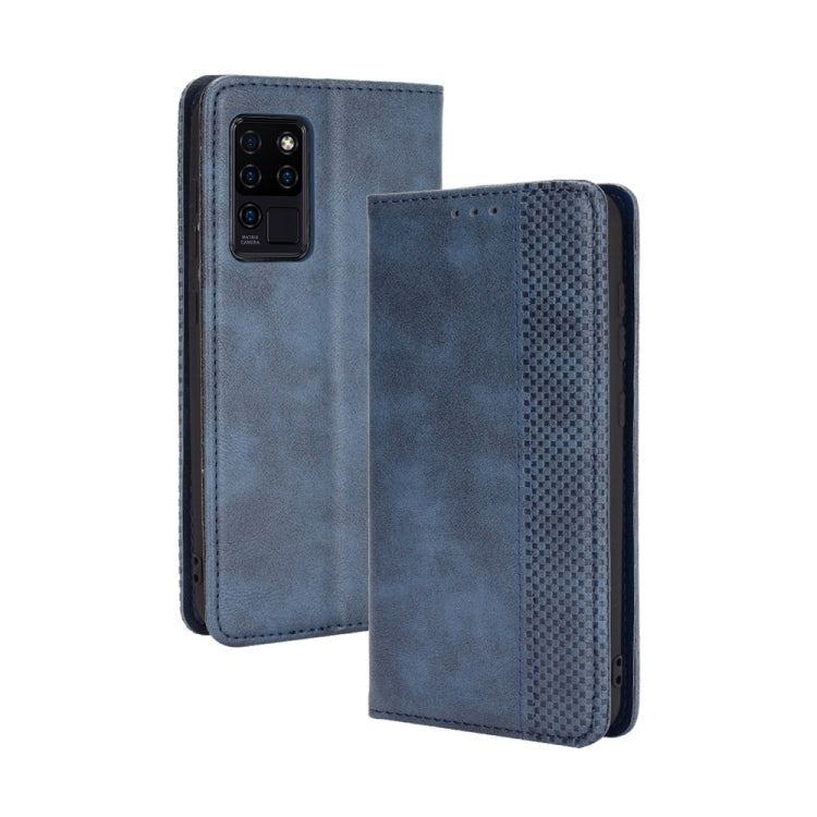 Magnetic Buckle Retro Crazy Horse Texture Horizontal Flip Leather Case with Holder & Card Slots & Photo Frame, For Blackview A100, For Oukitel C21 Pro, For Oukitel C21, For Umidigi Power 5