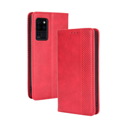 Magnetic Buckle Retro Crazy Horse Texture Horizontal Flip Leather Case with Holder & Card Slots & Photo Frame, For Blackview A100, For Oukitel C21 Pro, For Oukitel C21, For Umidigi Power 5