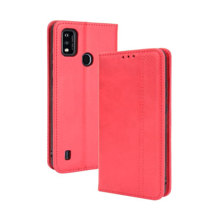 Magnetic Buckle Retro Crazy Horse Texture Horizontal Flip Leather Case with Holder & Card Slots & Photo Frame, For ZTE Blade A51, For ZTE Blade A71, For T-Mobile REVVL V+ 5G, For Infinix Hot 10s / 10s NFC / 10T, For Infinix Note 10 Pro / 10 Pro NFC    ...