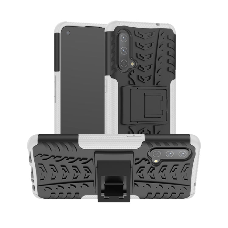 Tire Texture Shockproof TPU+PC Protective Case with Holder