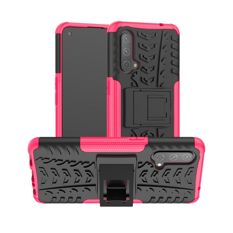 Tire Texture Shockproof TPU+PC Protective Case with Holder