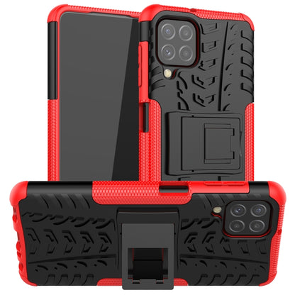 Tire Texture Shockproof TPU+PC Protective Case with Holder, For Xiaomi Poco X3 GT, For Samsung Galaxy A22 4G