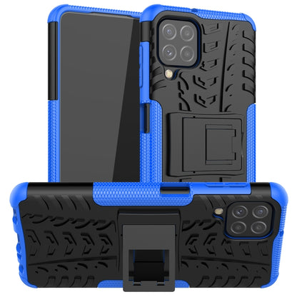 Tire Texture Shockproof TPU+PC Protective Case with Holder, For Xiaomi Poco X3 GT, For Samsung Galaxy A22 4G