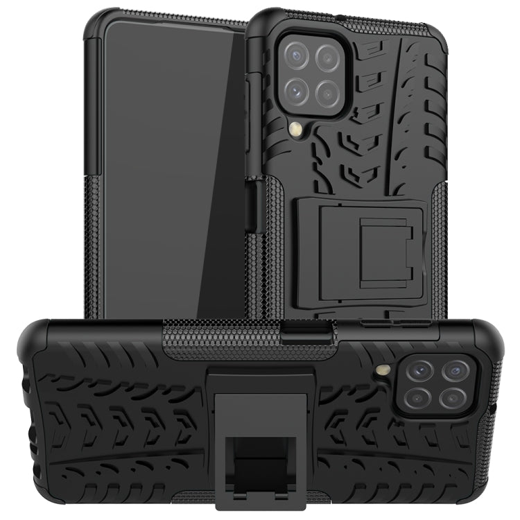 Tire Texture Shockproof TPU+PC Protective Case with Holder