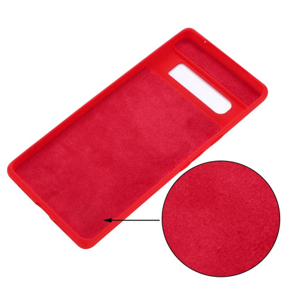 Pure Color Liquid Silicone Shockproof Full Coverage Case