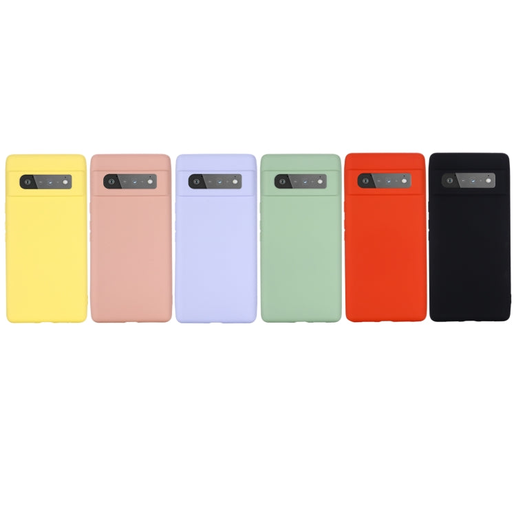 Pure Color Liquid Silicone Shockproof Full Coverage Case