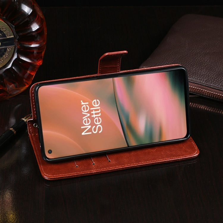 idewei Crazy Horse Texture Horizontal Flip Leather Case with Holder & Card Slots & Wallet, For OnePlus Nord 2 5G, For OPPO Realme GT Master, For OPPO Realme GT Explorer Master