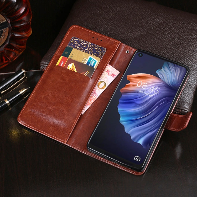 idewei Crazy Horse Texture Horizontal Flip Leather Case with Holder & Card Slots & Wallet, Series 1