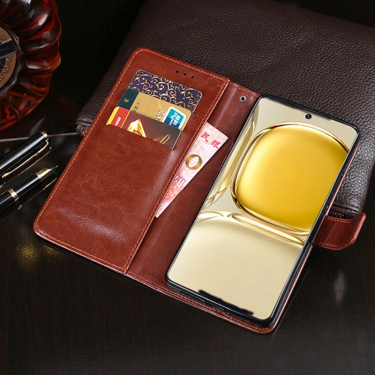 idewei Crazy Horse Texture Horizontal Flip Leather Case with Holder & Card Slots & Wallet, For Huawei P50 Pro, For Huawei Maimang 10 SE