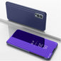 Plated Mirror Horizontal Flip Leather Case with Holder, For iPhone 13, For iPhone 13 Pro, For iPhone 13 Pro Max, For OnePlus Nord 2 5G, For OnePlus N200 5G