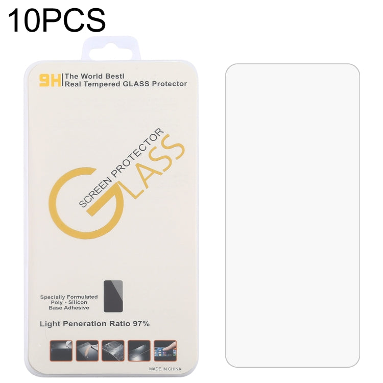 10 PCS 0.26mm 9H 2.5D Tempered Glass Film