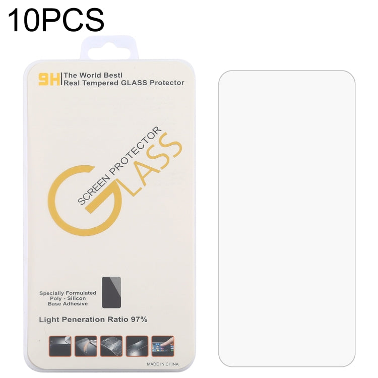 10 PCS 0.26mm 9H 2.5D Tempered Glass Film