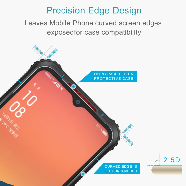 50 PCS 0.26mm 9H 2.5D Tempered Glass Film, For AGM X5 (50 PCS), For Nokia XR20 (50 PCS), For Blackview BL5000 Dual (50 PCS), For Cubot Max 3 (50 PCS), For Doogee V10 5G (50 PCS)