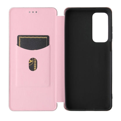 Carbon Fiber Texture Magnetic Horizontal Flip TPU + PC + PU Leather Case with Card Slot, For Motorola Edge 20, For Samsung Galaxy Z Fold3 5G, For OnePlus Nord 2 5G