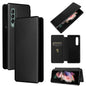 Carbon Fiber Texture Magnetic Horizontal Flip TPU + PC + PU Leather Case with Card Slot, For Motorola Edge 20, For Samsung Galaxy Z Fold3 5G, For OnePlus Nord 2 5G