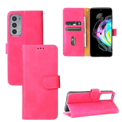 Solid Color Skin Feel Magnetic Buckle Horizontal Flip Calf Texture PU Leather Case with Holder & Card Slots & Wallet