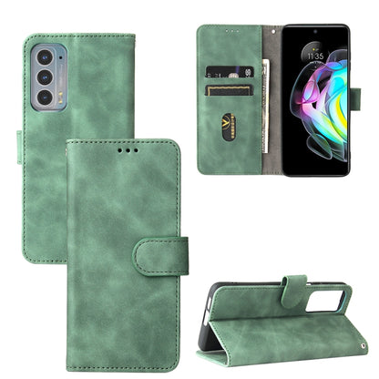 Solid Color Skin Feel Magnetic Buckle Horizontal Flip Calf Texture PU Leather Case with Holder & Card Slots & Wallet