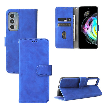 Solid Color Skin Feel Magnetic Buckle Horizontal Flip Calf Texture PU Leather Case with Holder & Card Slots & Wallet