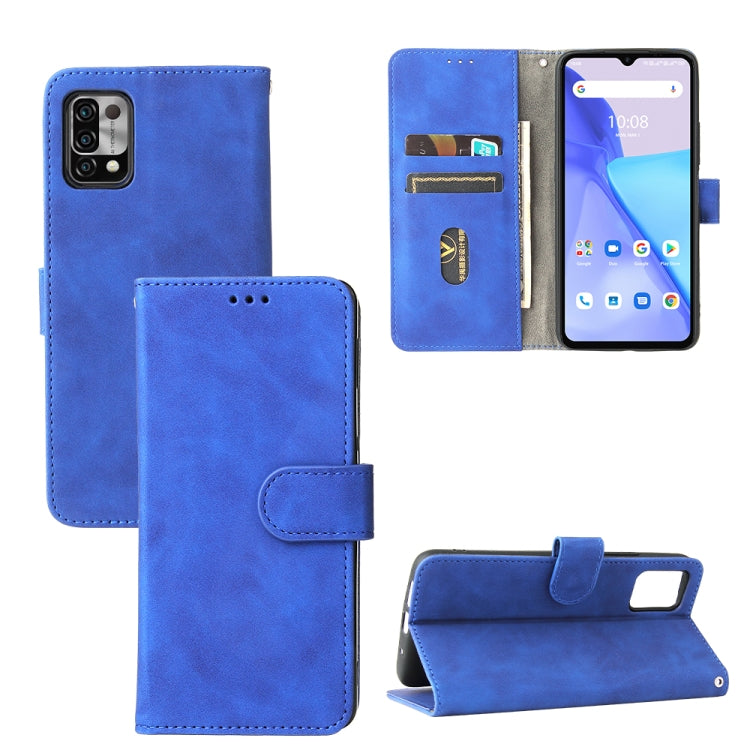 Solid Color Skin Feel Magnetic Buckle Horizontal Flip Calf Texture PU Leather Case with Holder & Card Slots & Wallet