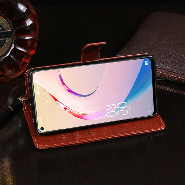 idewei Crazy Horse Texture Horizontal Flip Leather Case with Holder & Card Slots & Wallet, For Oukitel C21 Pro, For Xiaomi Mix 4, For Xiaomi Poco X3 GT