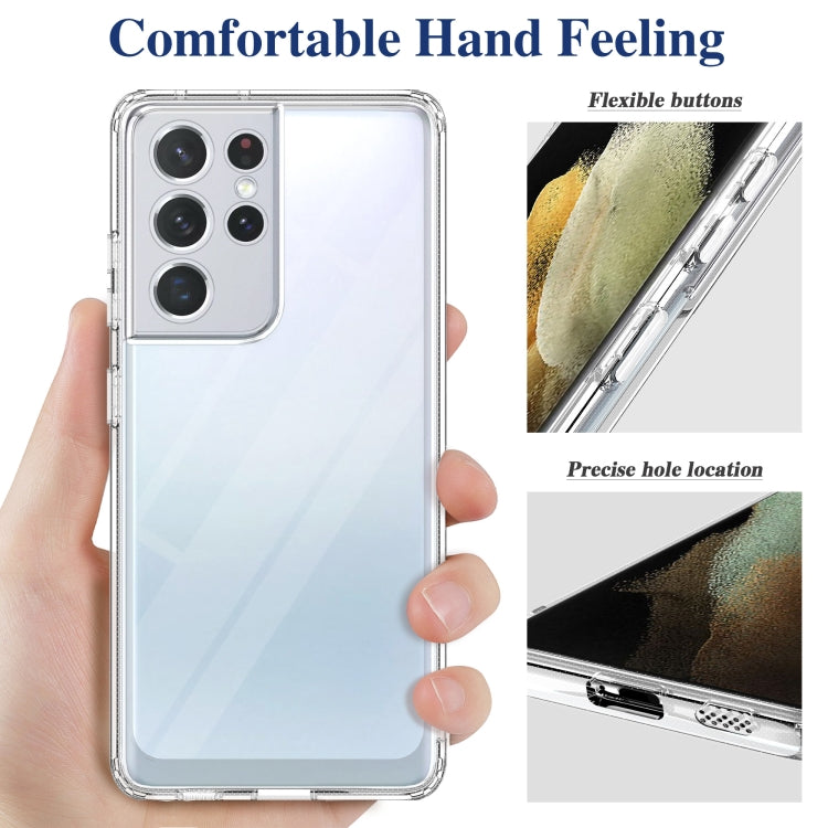 Crystal Clear Shockproof PC + TPU Protective Case