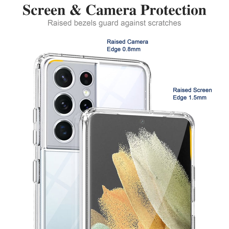 Crystal Clear Shockproof PC + TPU Protective Case