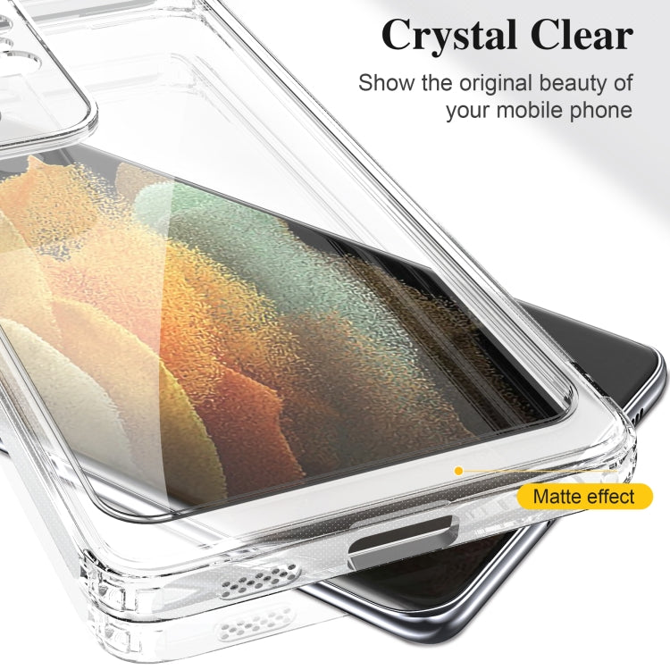 Crystal Clear Shockproof PC + TPU Protective Case