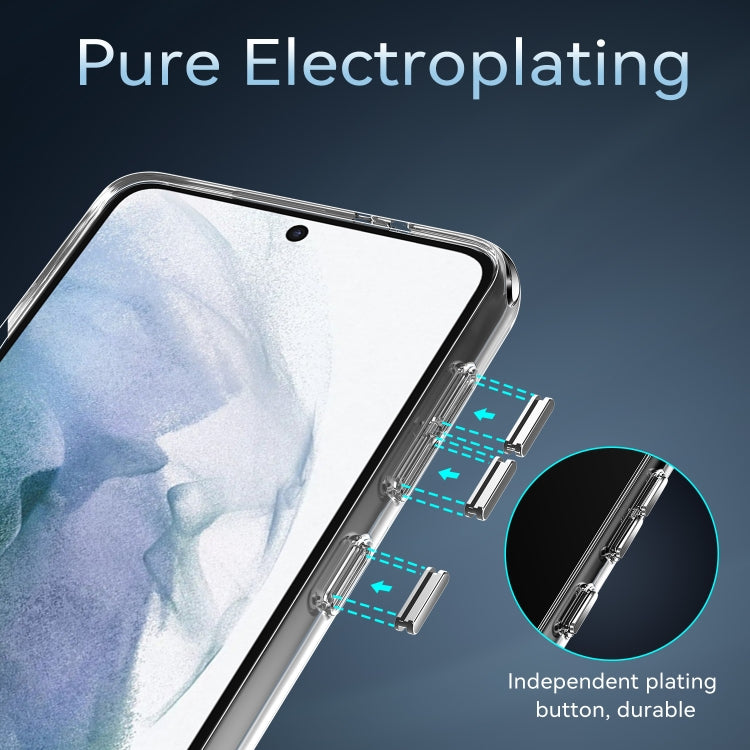 TPU + PC Transparent Shockproof Protective Case, For Samsung Galaxy S21 Ultra 5G, For Samsung Galaxy S21 5G, For Samsung Galaxy S21 FE, For Samsung Galaxy S21+ 5G